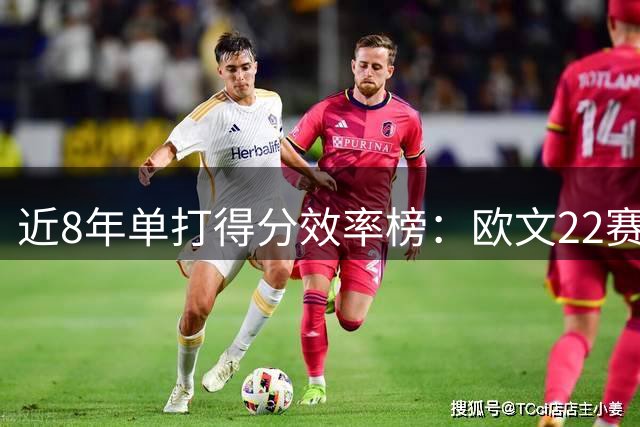 近8年单打得分效率榜：欧文22赛季登顶